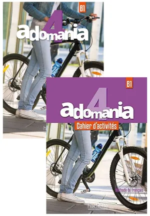Adomania 4-B1 Livre De L’Élève Cahier D’Activités Cd Rom Audio Parcours Digital-2Books set