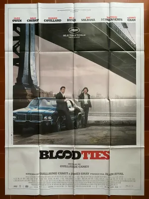 Affiche BLOOD TIES Guillaume CANET Clive OWEN Marion COTILLARD  120x160cm