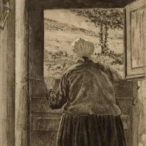 Angelique at Her Door
