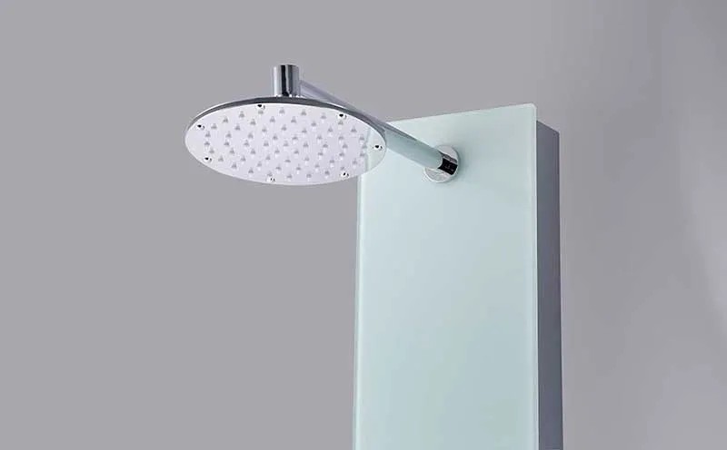 Anzzi MARE Series 60 in. Full Body Shower Panel System with Heavy Rain Shower and Spray Wand in White