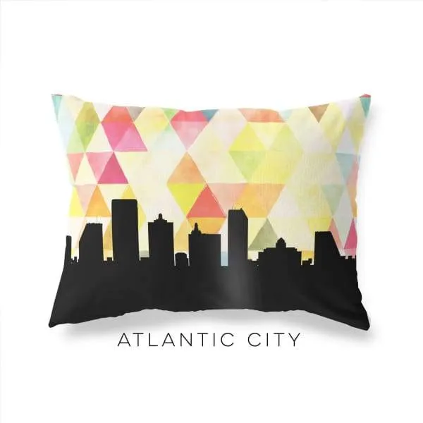 Atlantic City, New Jersey geometric skyline