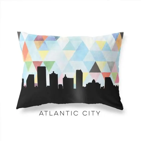 Atlantic City, New Jersey geometric skyline