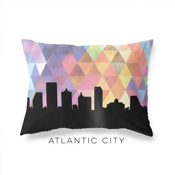 Atlantic City, New Jersey geometric skyline