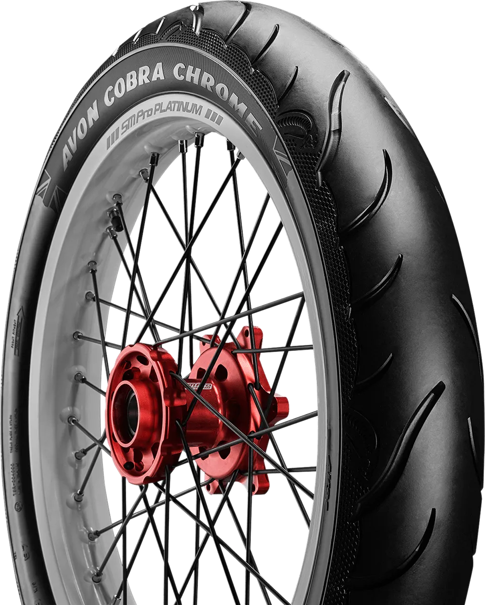 Avon Tyres 4120018 Avon AV91 Cobra Chrome 150/80R17 Front Tire 72V