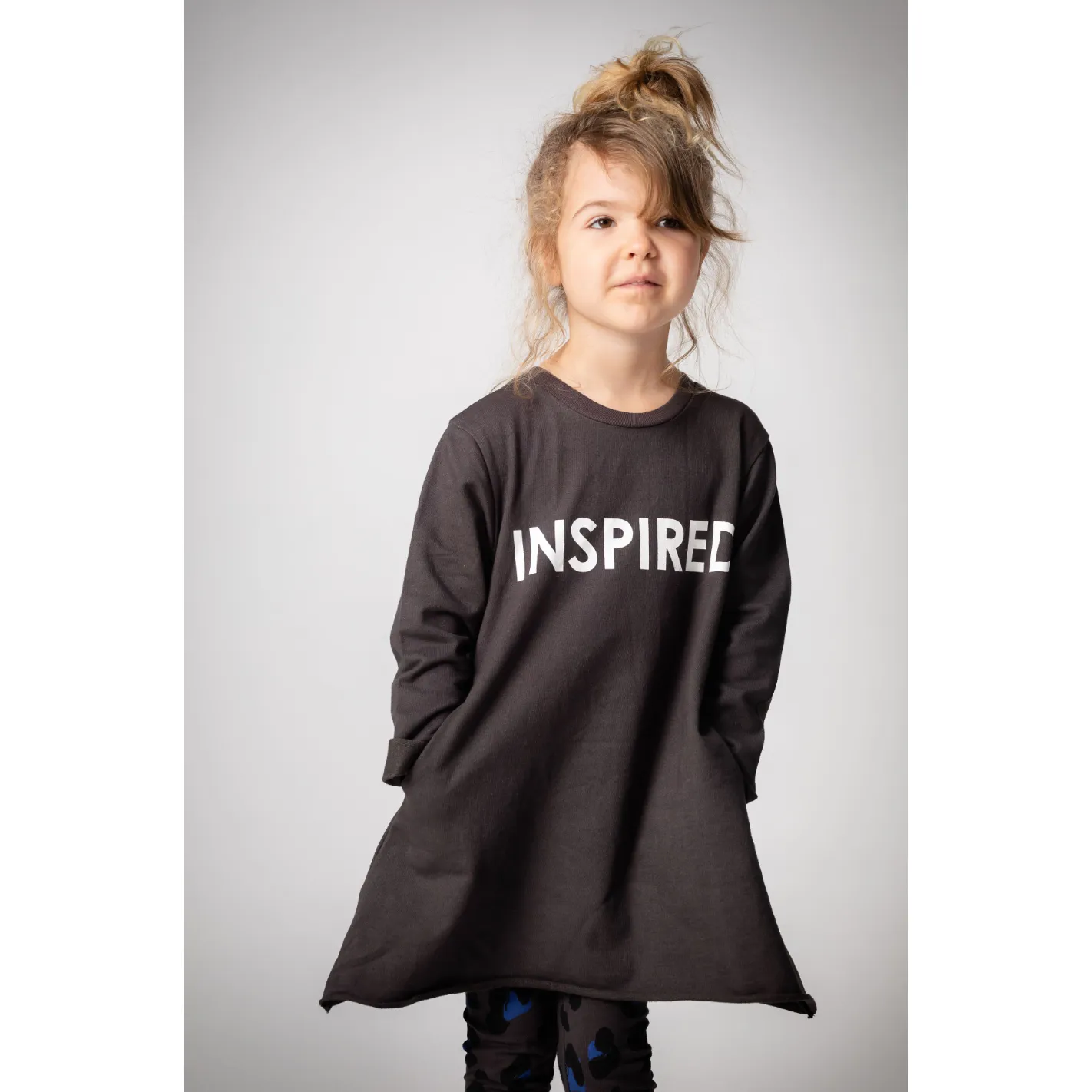 Becca | Inspired | Charcoal Dress