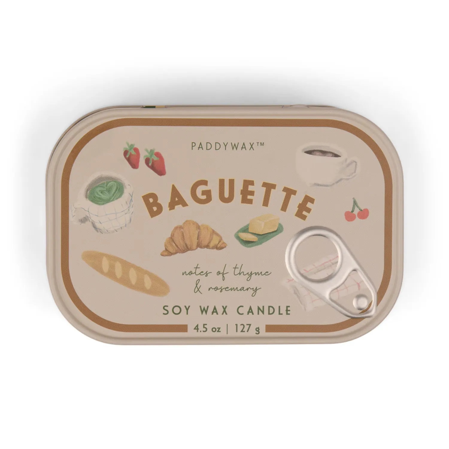 Bistro 4.5oz Printed Tin Candle