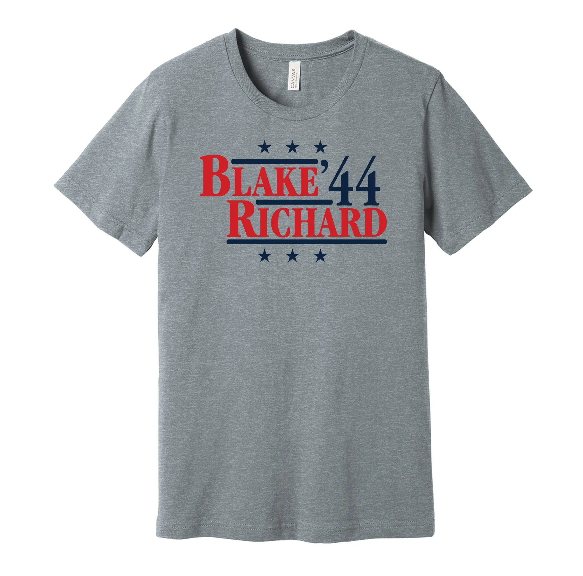 Blake & Richard '44 - Montreal Legends Political Campaign Parody T-Shirt - Hyper Than Hype Shirts