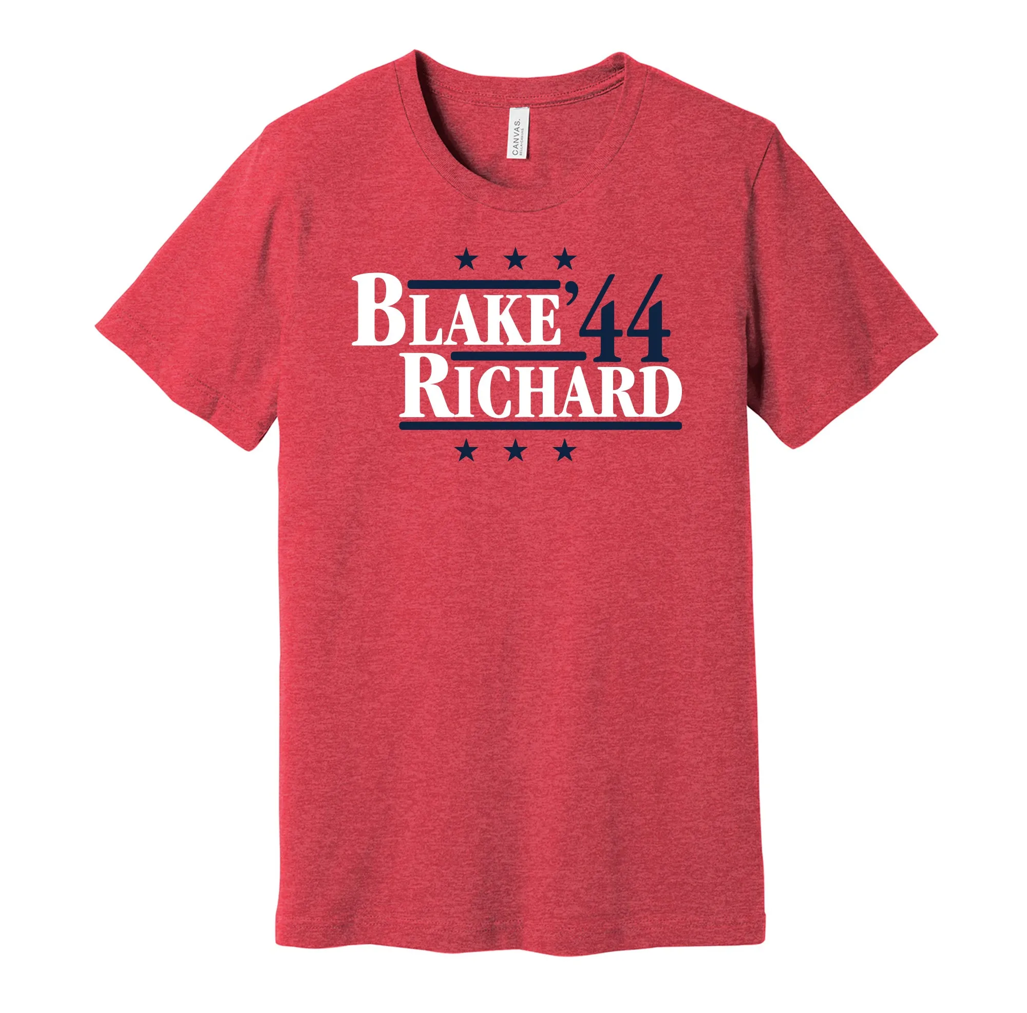Blake & Richard '44 - Montreal Legends Political Campaign Parody T-Shirt - Hyper Than Hype Shirts