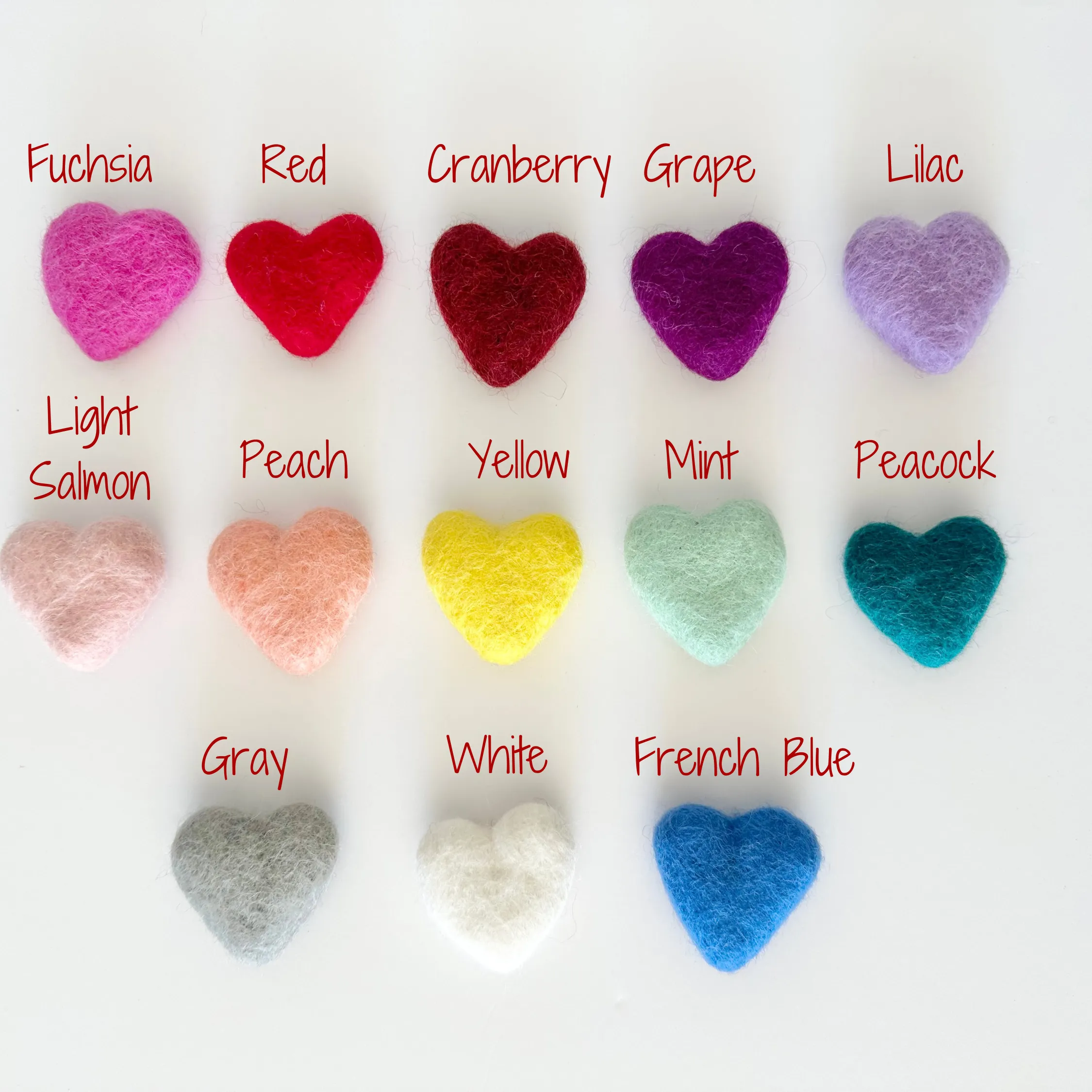Blue Ombre Heart Curtain Ties