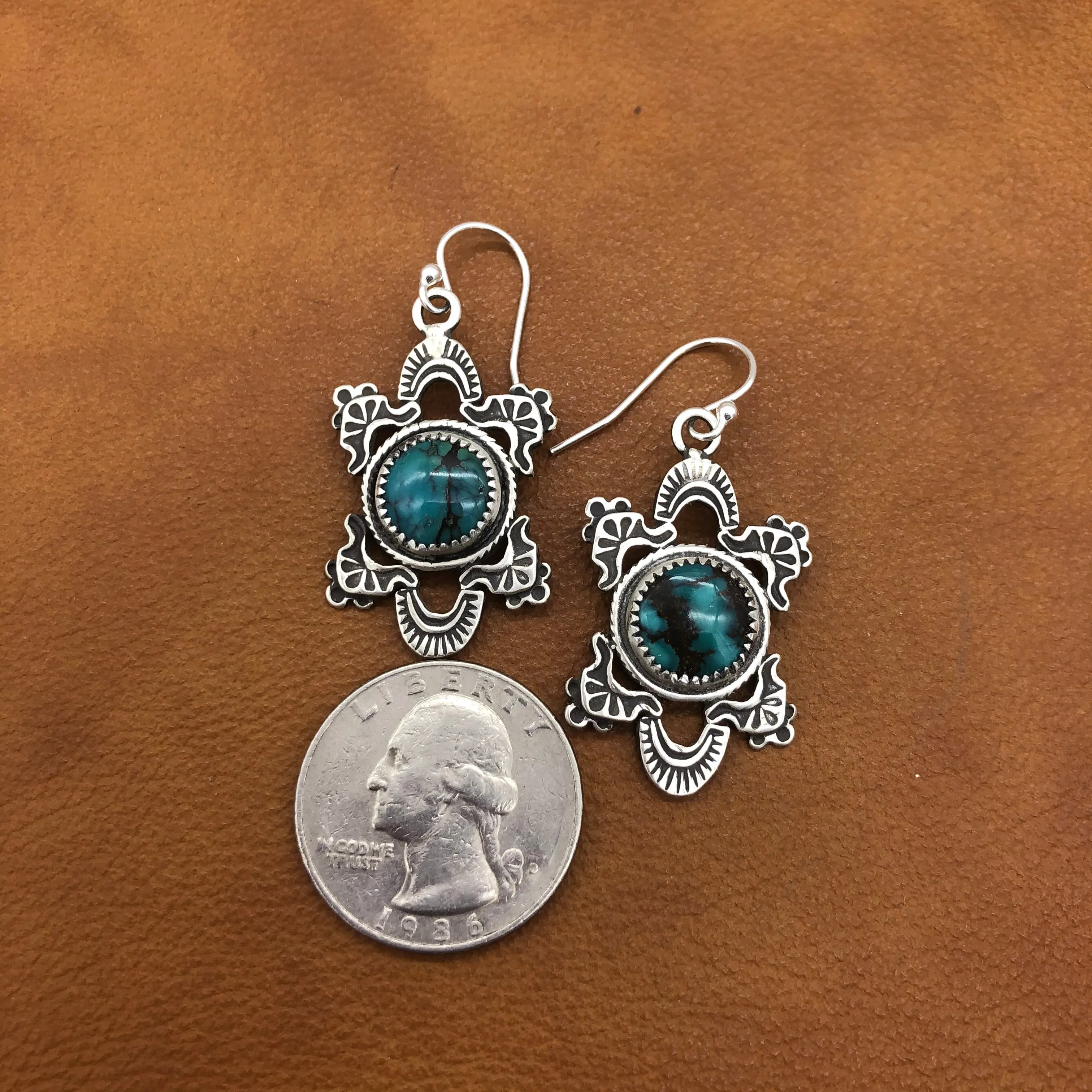 Bosque with Turquoise Earrings E364