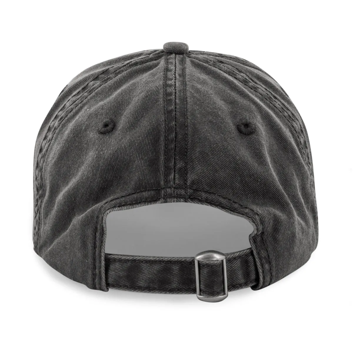Boston B Skyline Leather Patch Washed Dad Hat
