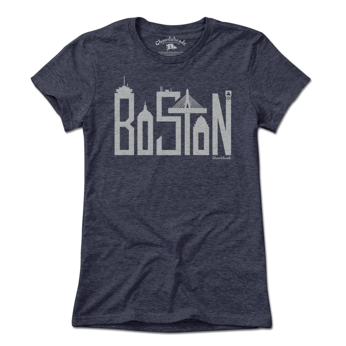 Boston Skyline Letters T-shirt
