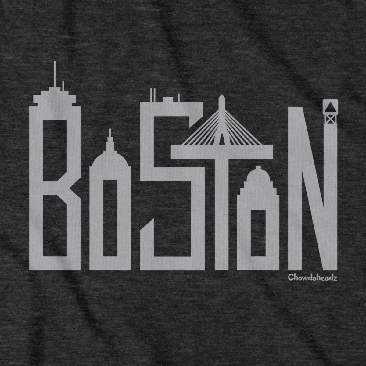 Boston Skyline Letters T-shirt