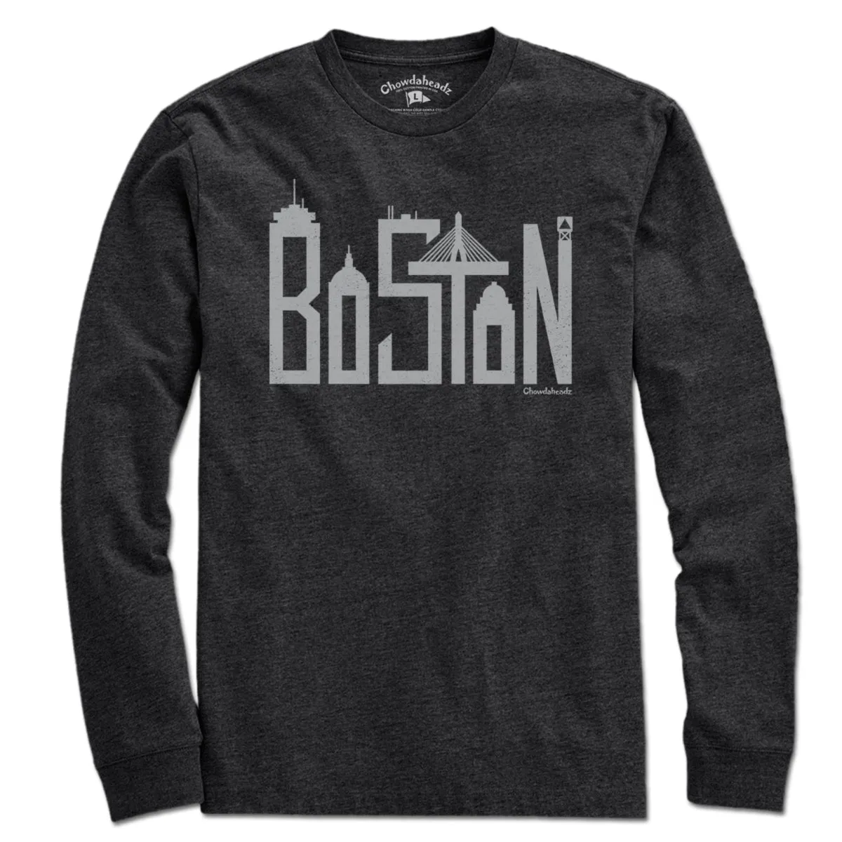 Boston Skyline Letters T-shirt