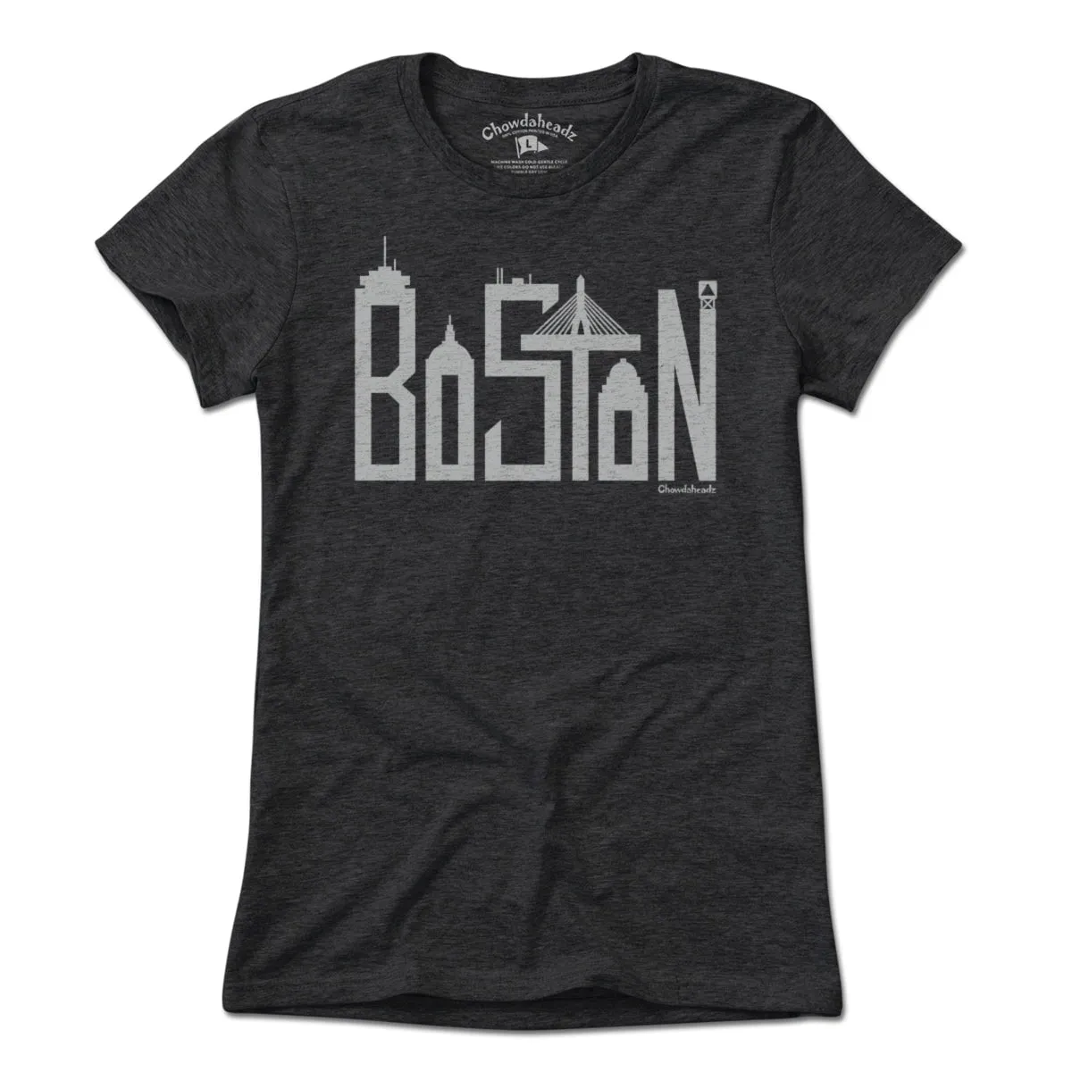 Boston Skyline Letters T-shirt