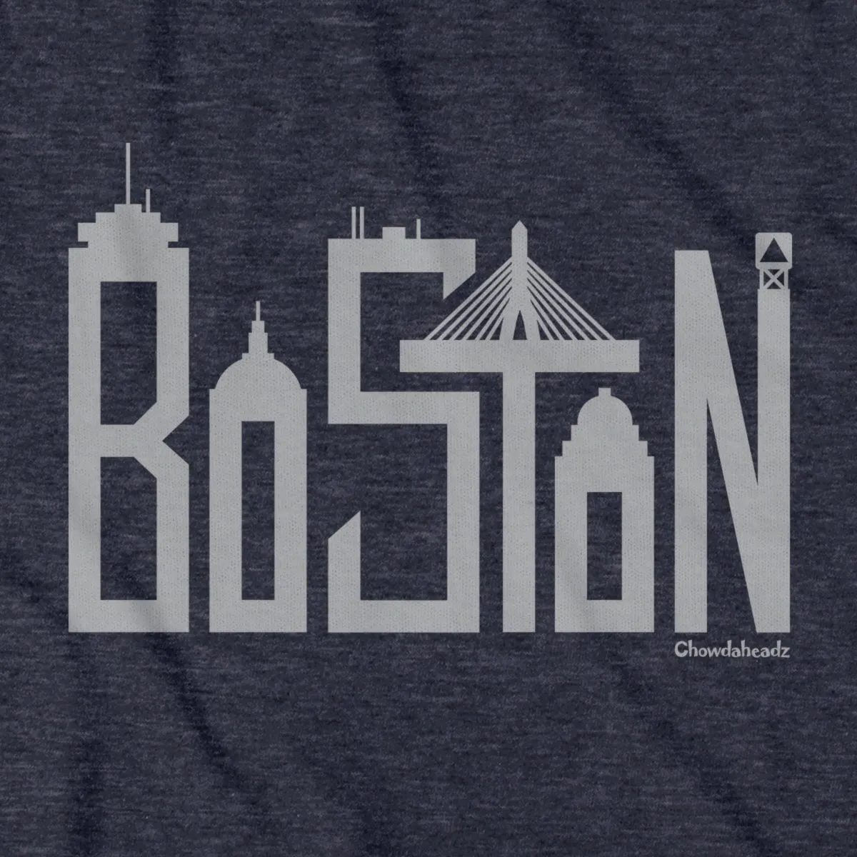 Boston Skyline Letters T-shirt