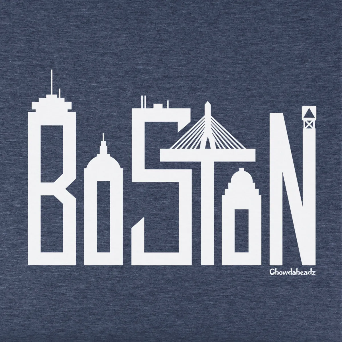 Boston Skyline Letters Youth Hoodie