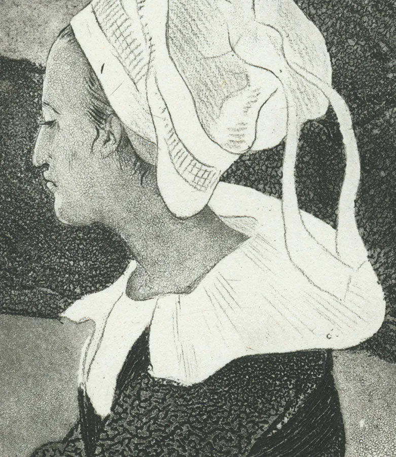 Breton Woman Dressed in Black