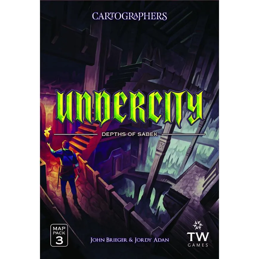 Cartographers Map Pack 3: Undercity – Depths of Sabek