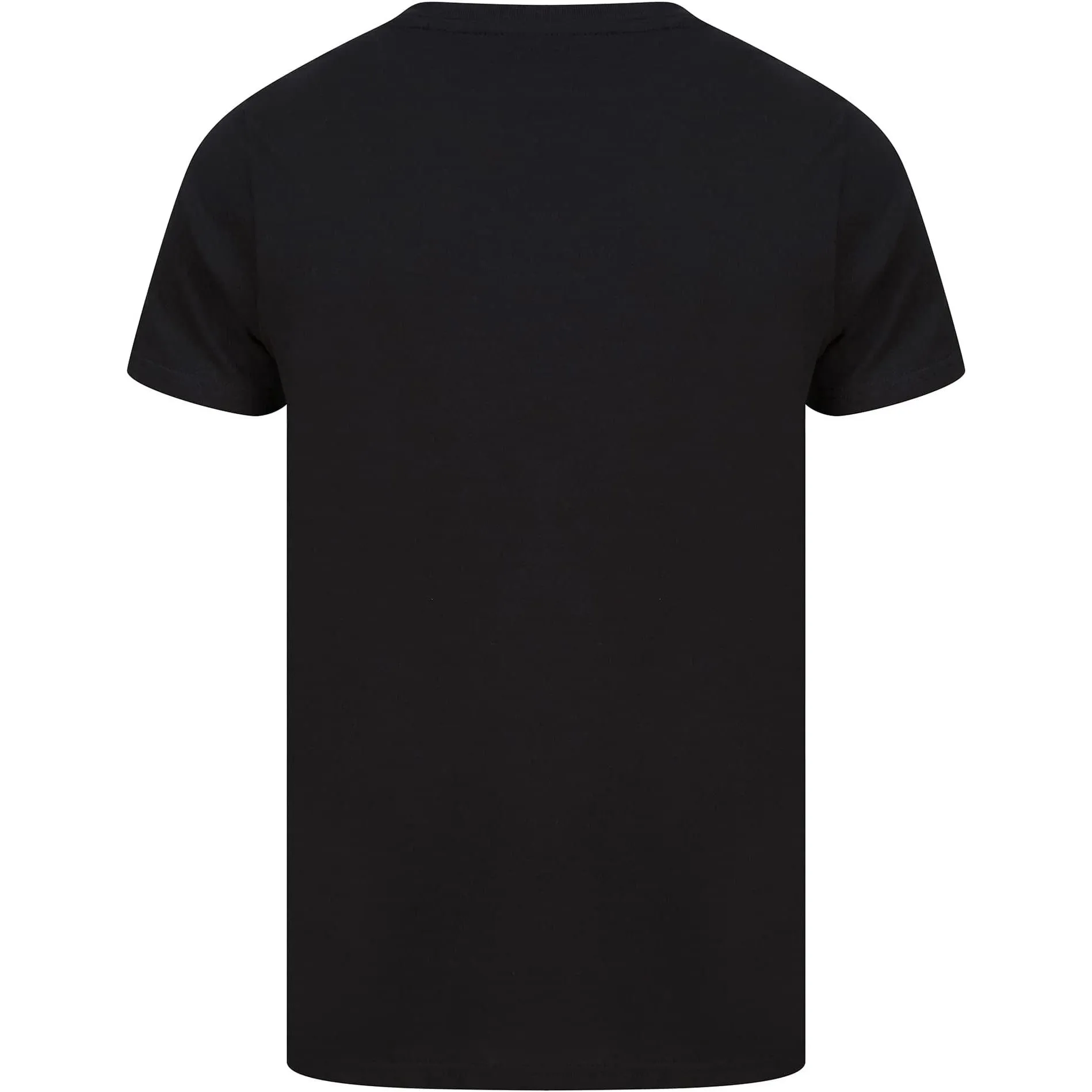 Christmas Santa Chimney Mens Christmas Short Sleeve Top - Black