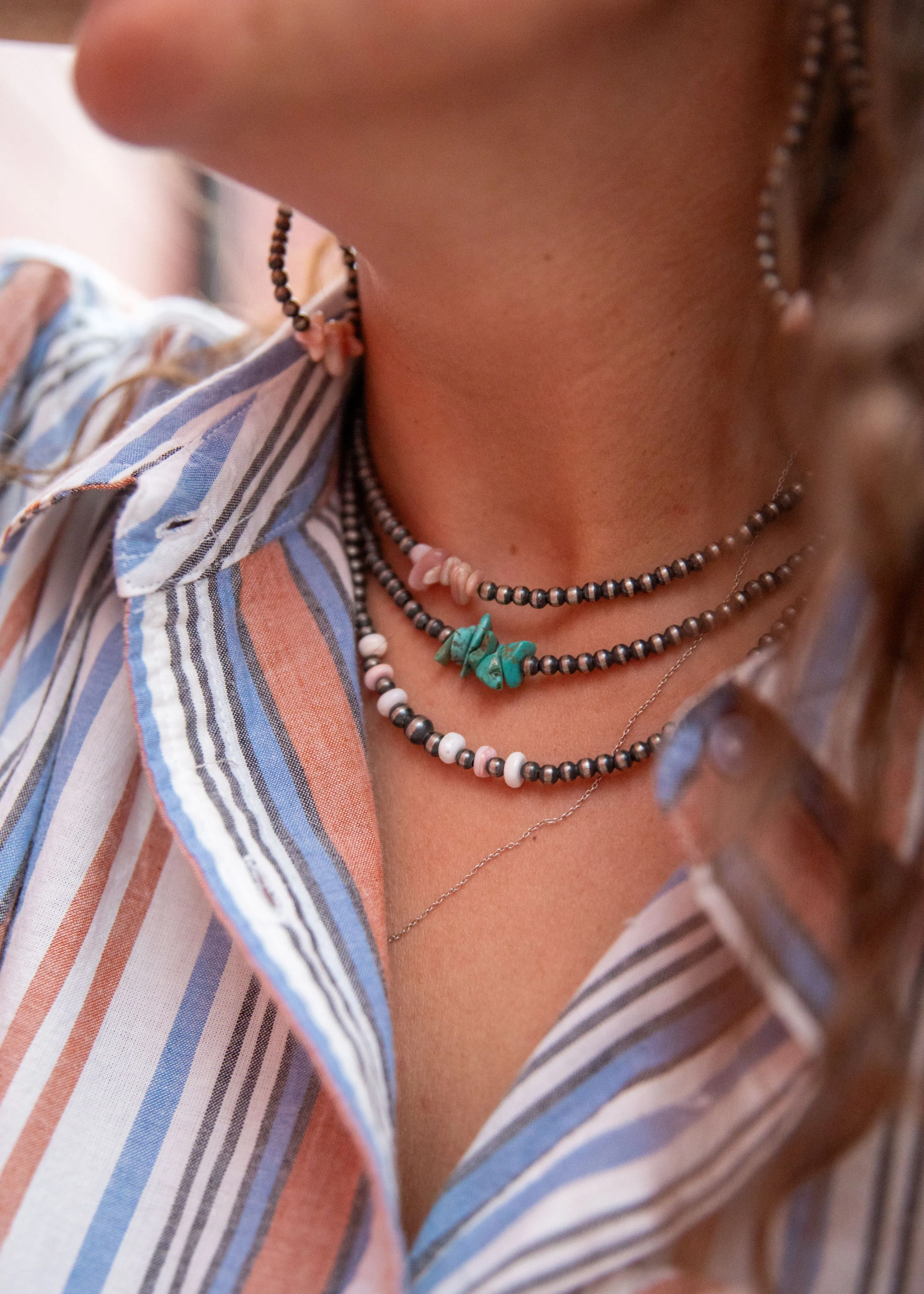 Cienega Springs Sterling Silver Pearl Necklace