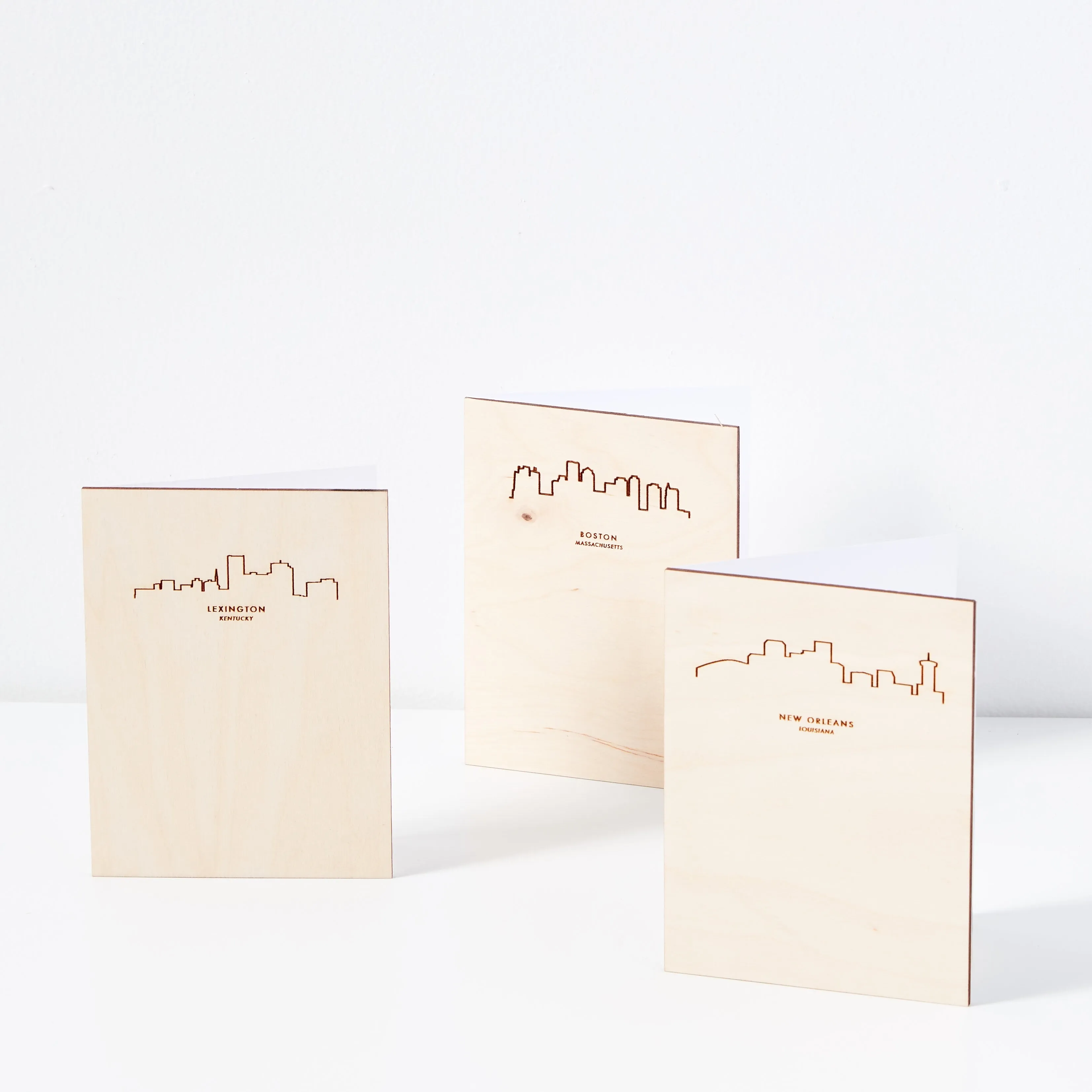 City Skyline Woodstock Card