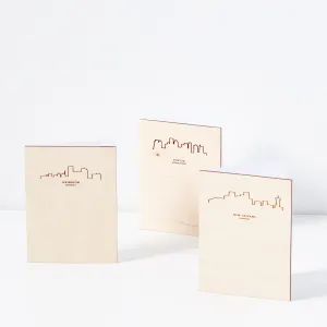 City Skyline Woodstock Card