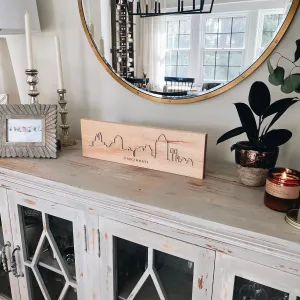 Cityscape Hardwood Plaque