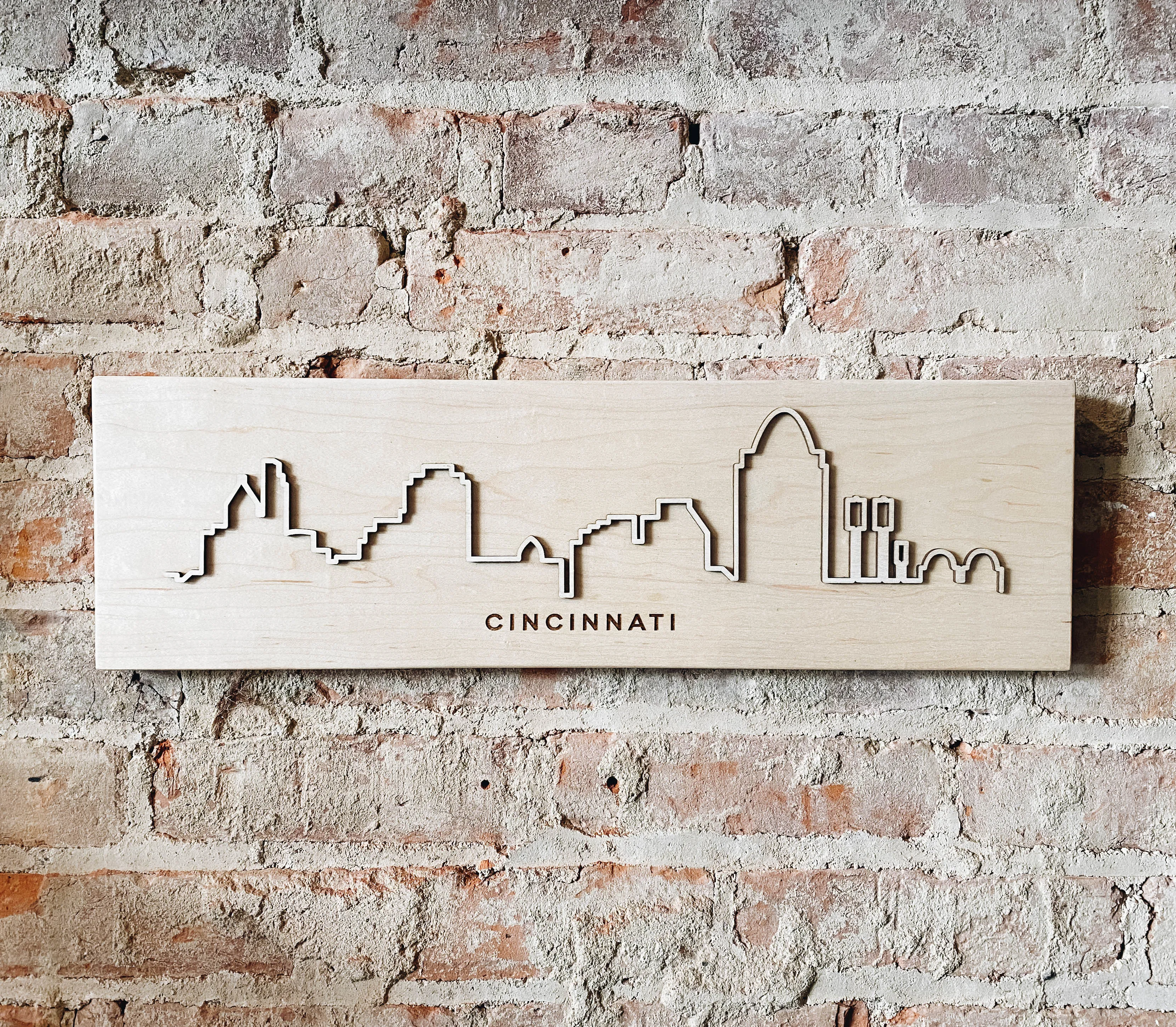 Cityscape Hardwood Plaque