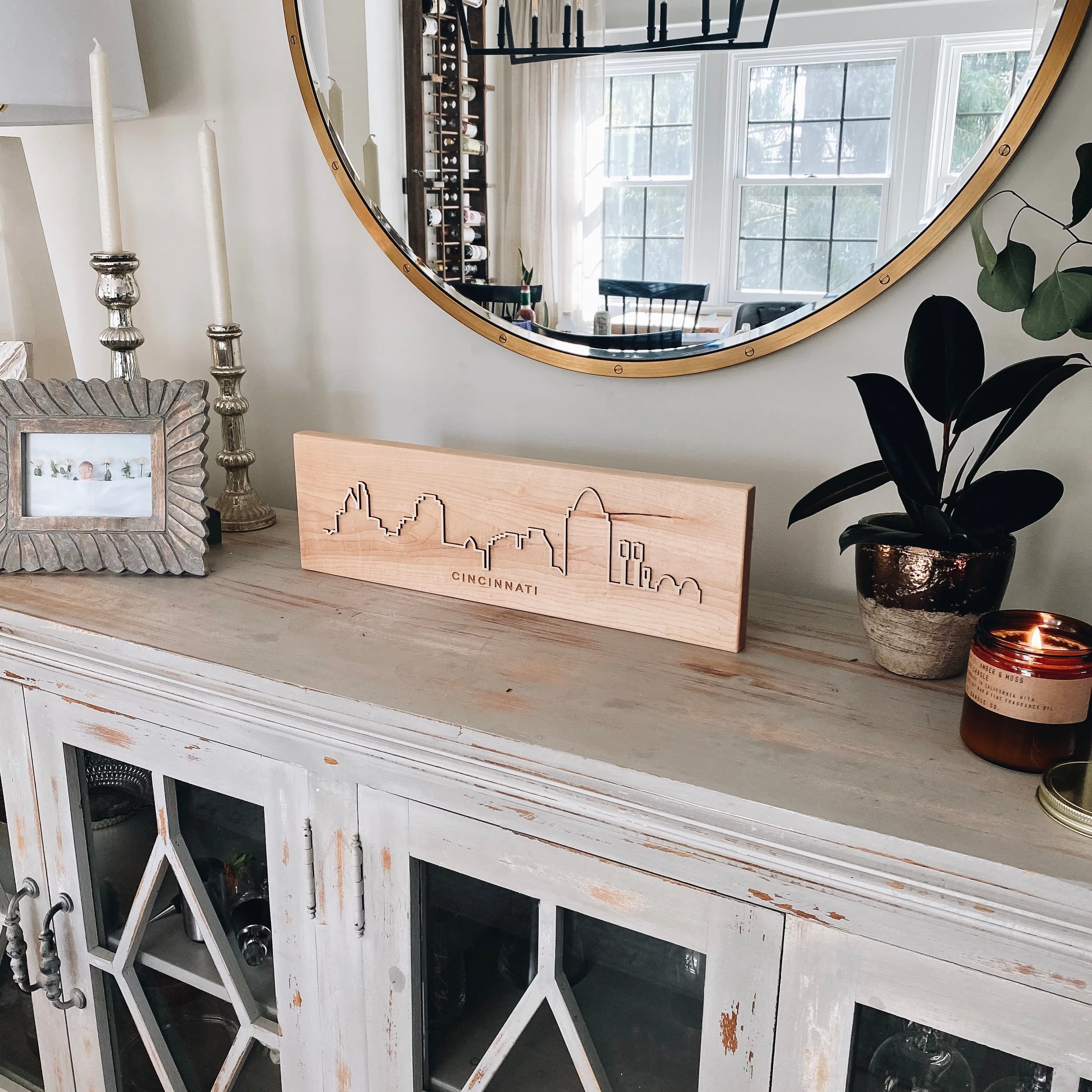 Cityscape Hardwood Plaque