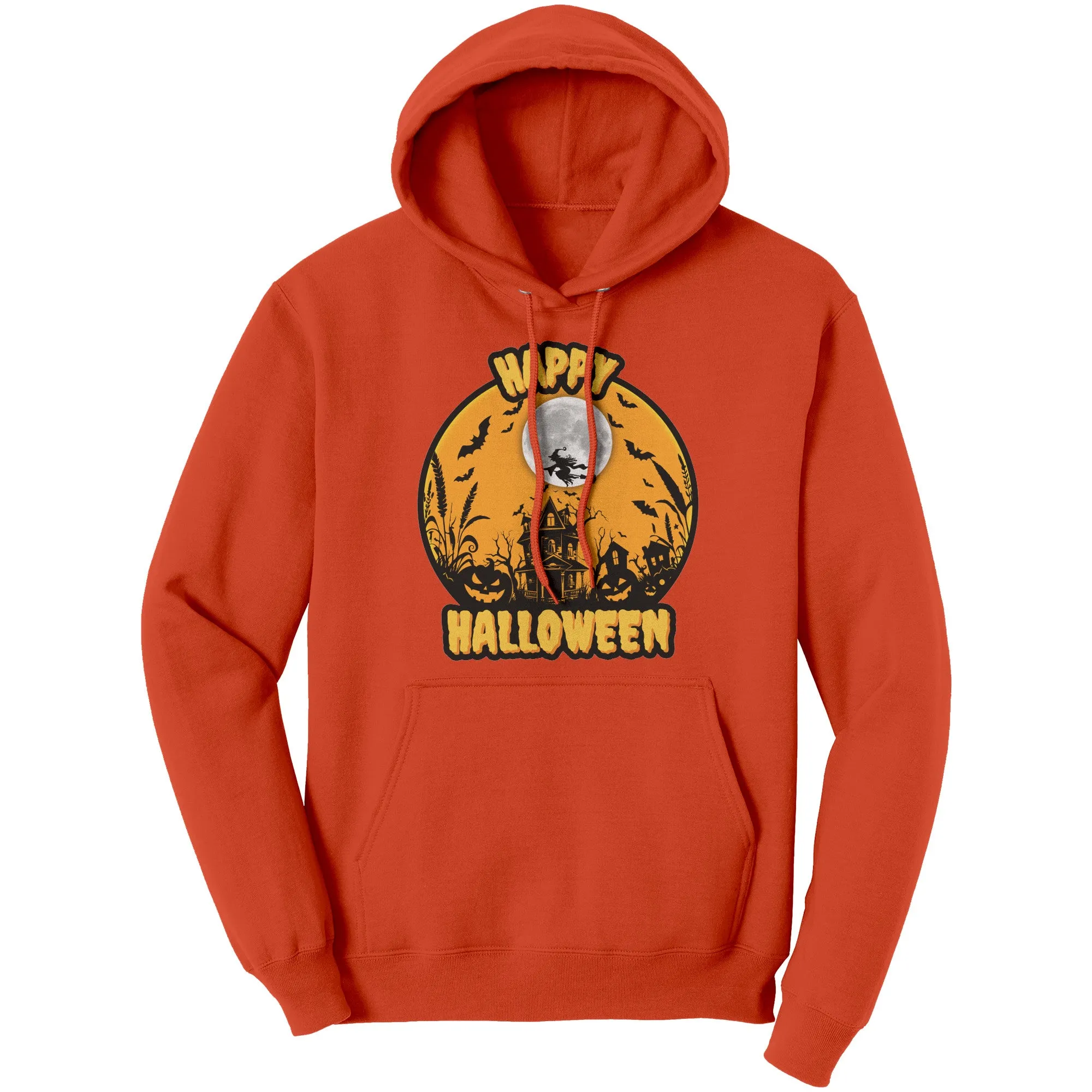 Comfort Colors Happy Halloween Hoodie, Retro Halloween Hoodie, Spooky Season Hoodie, Unisex Halloween Gift For Her, Womens Halloween Hoodie