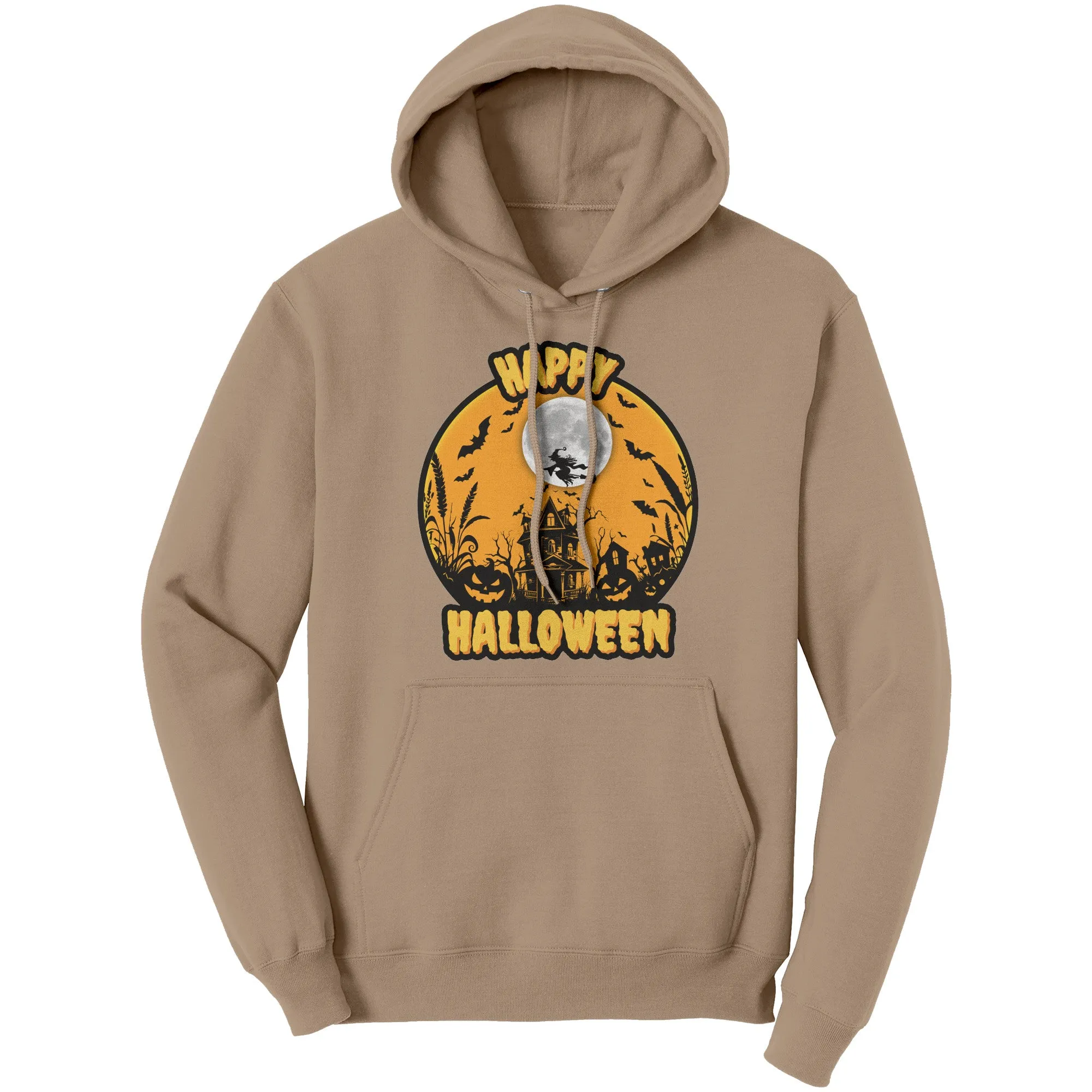 Comfort Colors Happy Halloween Hoodie, Retro Halloween Hoodie, Spooky Season Hoodie, Unisex Halloween Gift For Her, Womens Halloween Hoodie