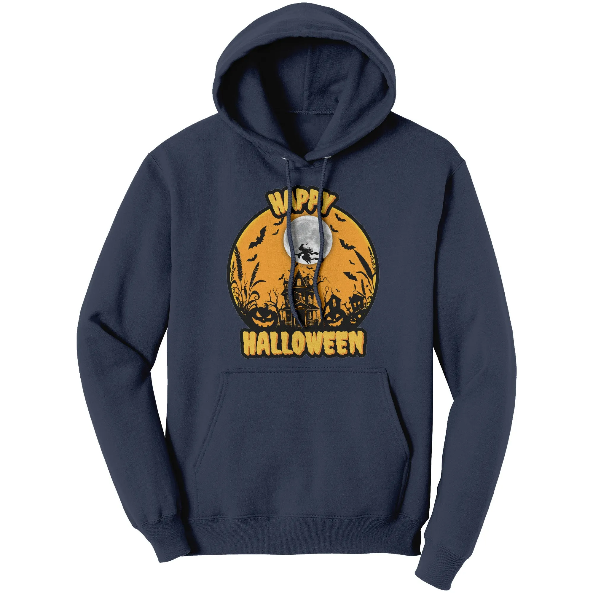 Comfort Colors Happy Halloween Hoodie, Retro Halloween Hoodie, Spooky Season Hoodie, Unisex Halloween Gift For Her, Womens Halloween Hoodie