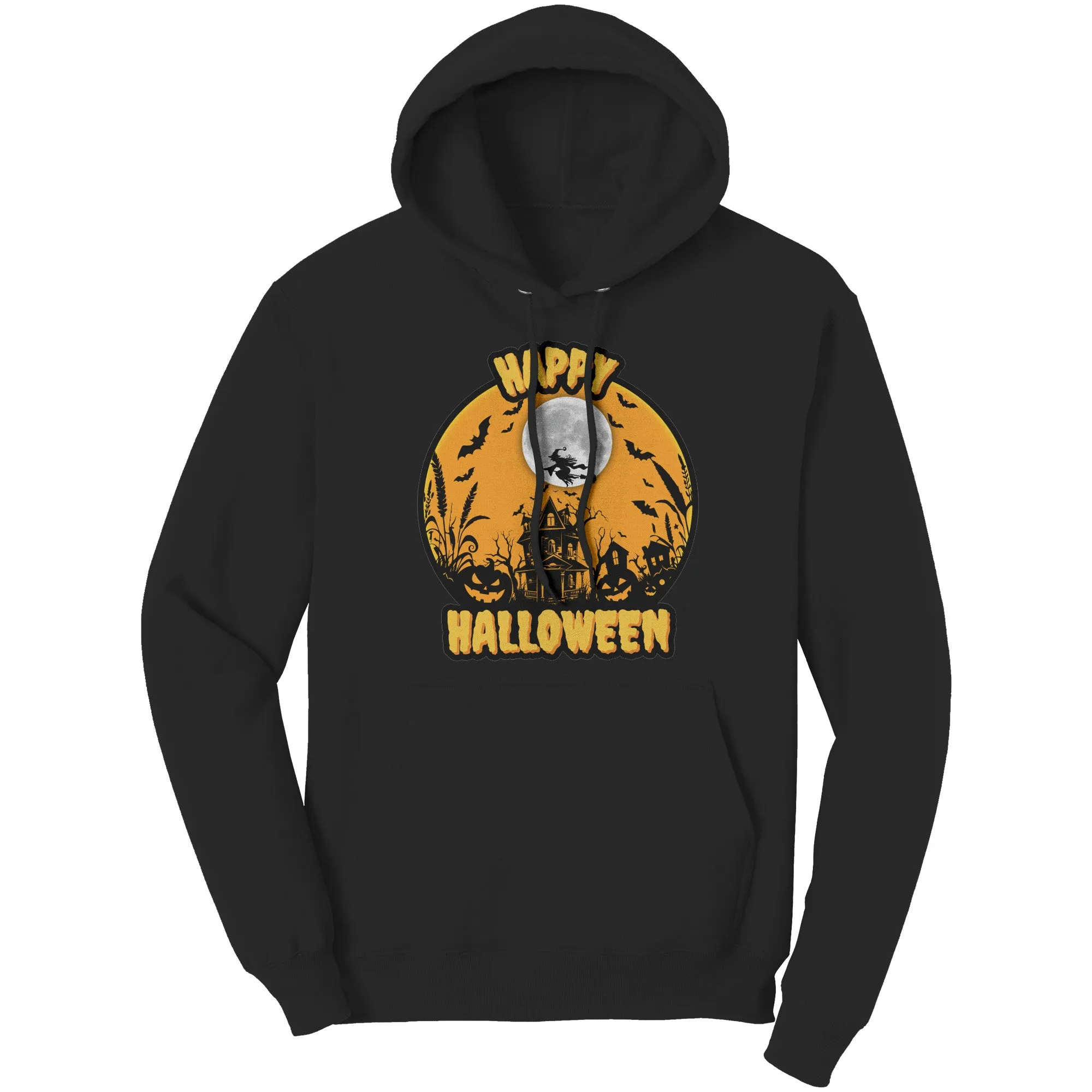 Comfort Colors Happy Halloween Hoodie, Retro Halloween Hoodie, Spooky Season Hoodie, Unisex Halloween Gift For Her, Womens Halloween Hoodie