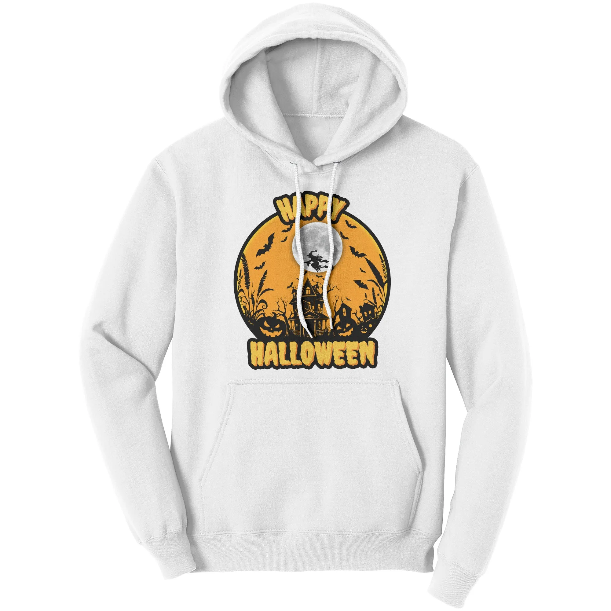 Comfort Colors Happy Halloween Hoodie, Retro Halloween Hoodie, Spooky Season Hoodie, Unisex Halloween Gift For Her, Womens Halloween Hoodie