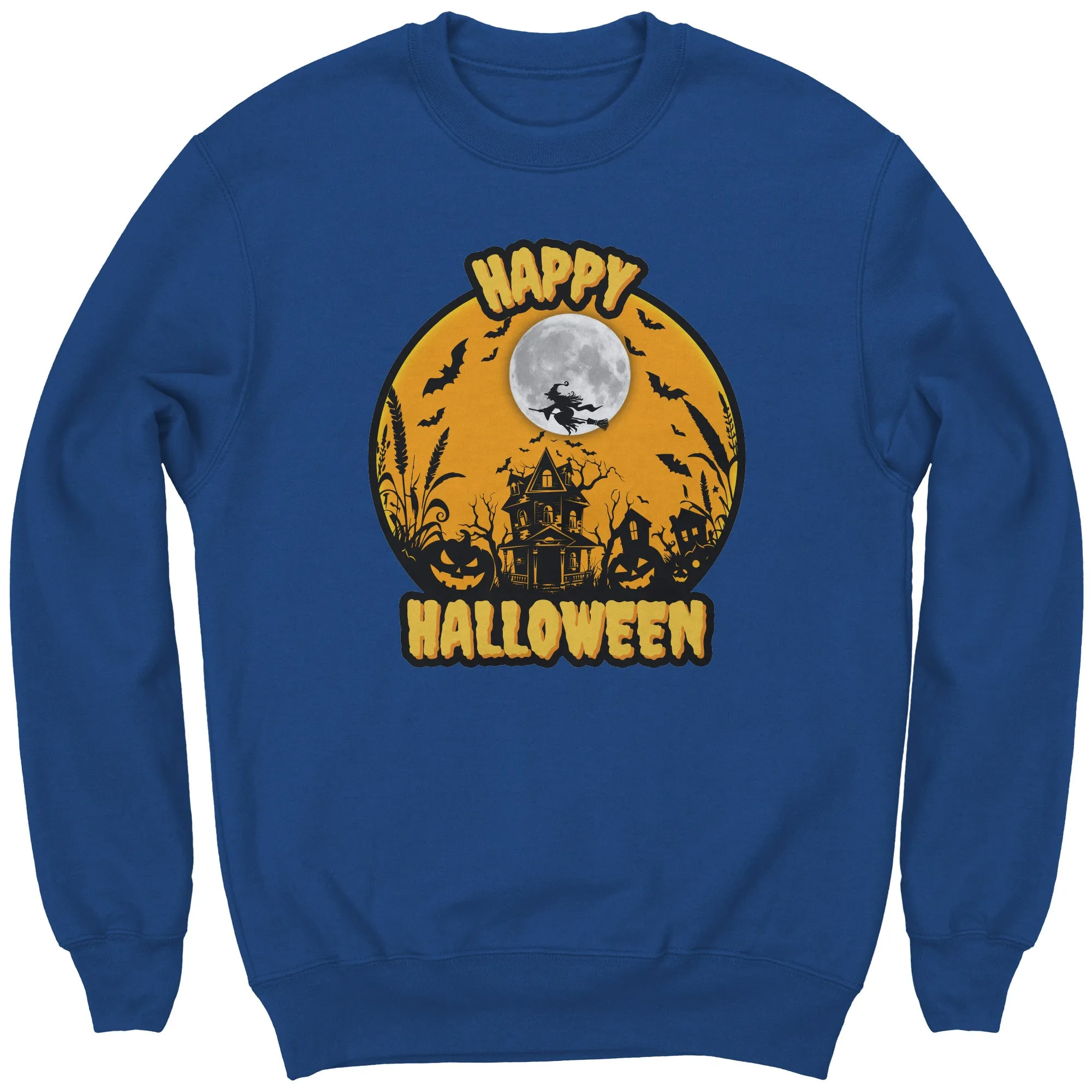 Comfort Colors Happy Halloween Sweatshirt, Retro Halloween Sweatshirt, Spooky Season Sweatshirt, Trick or Treat, Unisex Halloween Gift
