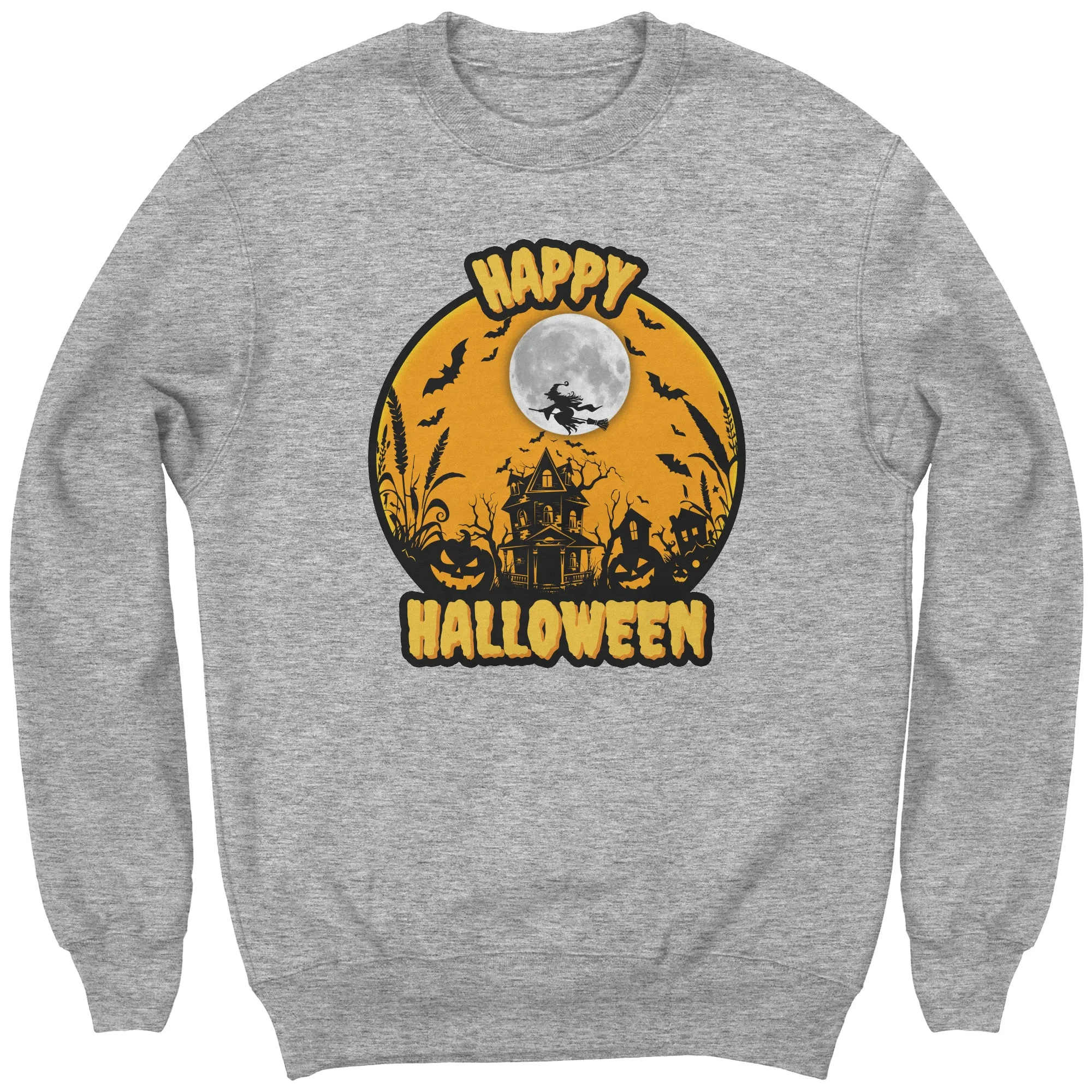 Comfort Colors Happy Halloween Sweatshirt, Retro Halloween Sweatshirt, Spooky Season Sweatshirt, Trick or Treat, Unisex Halloween Gift