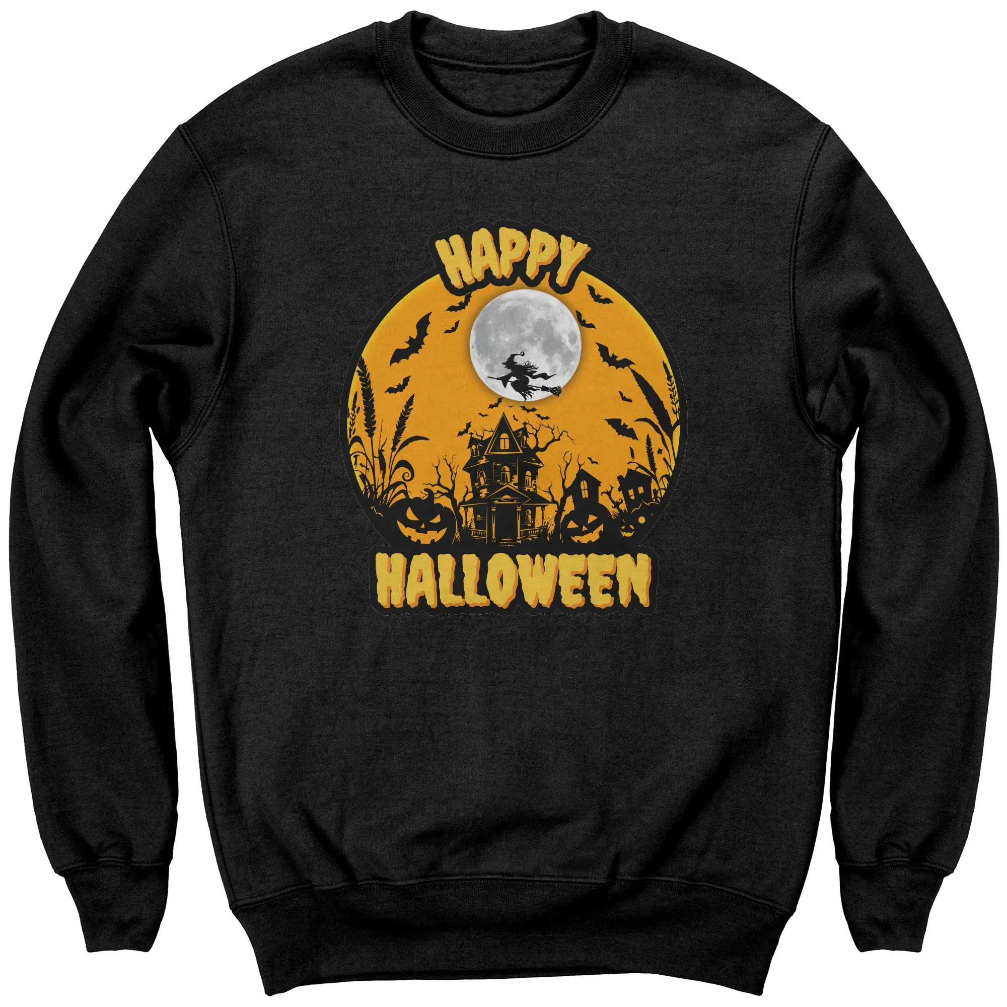 Comfort Colors Happy Halloween Sweatshirt, Retro Halloween Sweatshirt, Spooky Season Sweatshirt, Trick or Treat, Unisex Halloween Gift