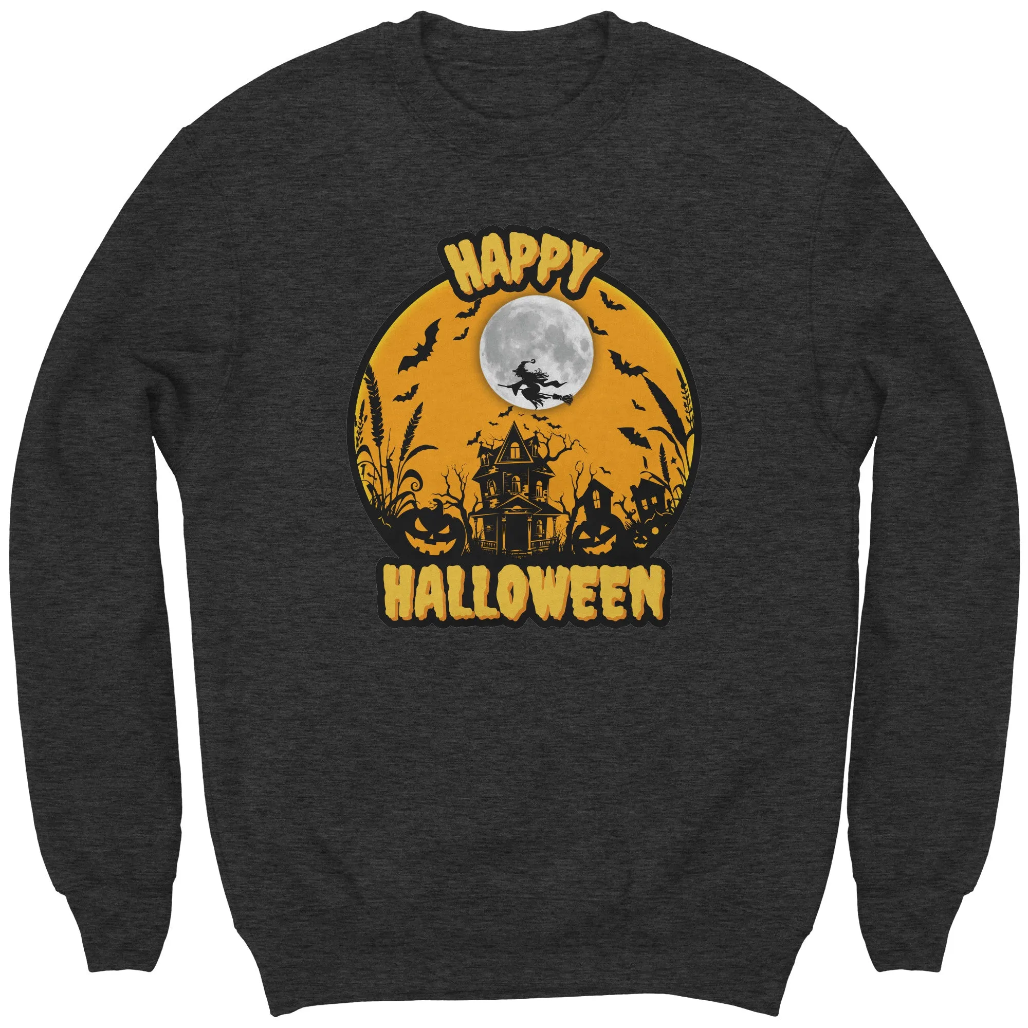 Comfort Colors Happy Halloween Sweatshirt, Retro Halloween Sweatshirt, Spooky Season Sweatshirt, Trick or Treat, Unisex Halloween Gift