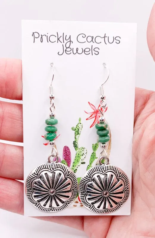 Concho & Turquoise Earrings