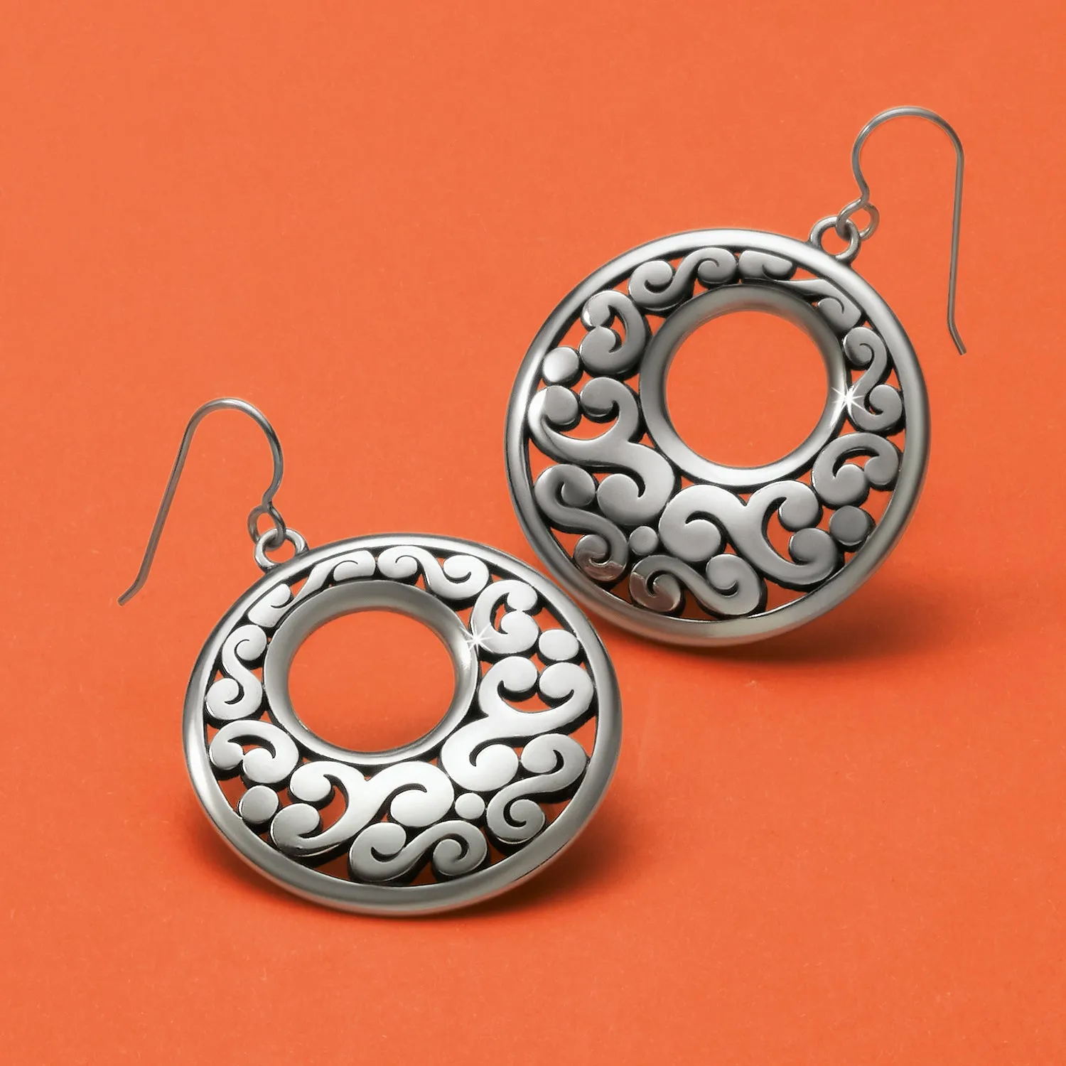 Contempo Nuevo Ring French Wire Earrings - JA9354