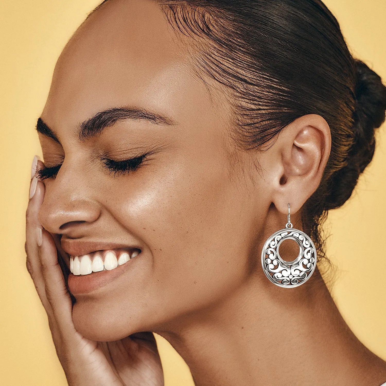 Contempo Nuevo Ring French Wire Earrings - JA9354