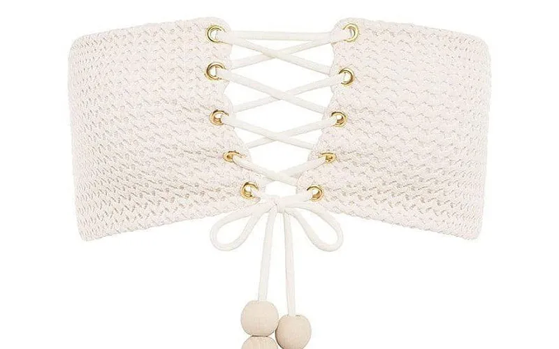 Corset-Tamarindo Ruffle Bikini