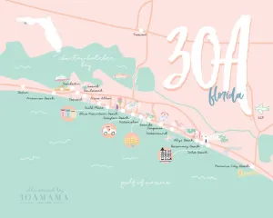 Custom Map Illustration