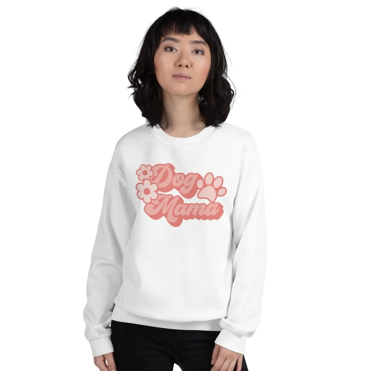 Dog Mama Retro Sweatshirt