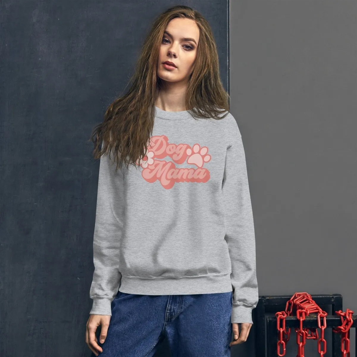 Dog Mama Retro Sweatshirt