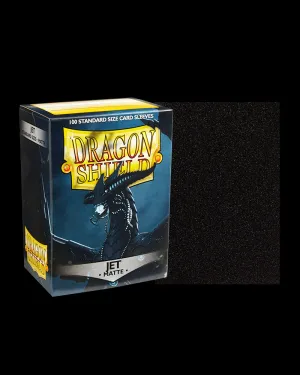 Dragon Shield: Matte Sleeves - Standard Size, Jet 100ct