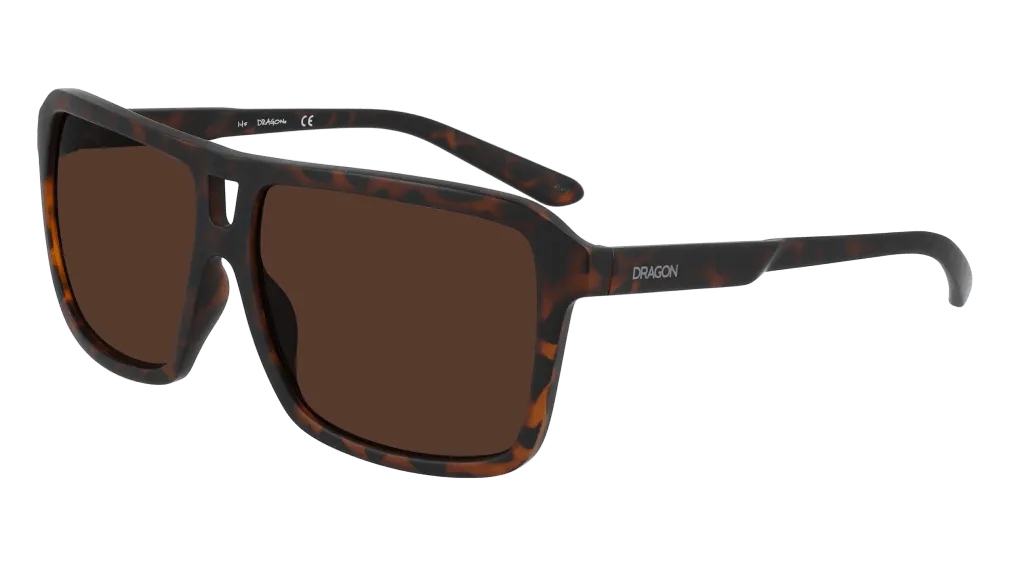 Dragon The Jam Upcycled LL Sunglasses - Matte Tortoise Brown
