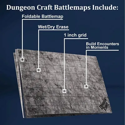 Dungeon Craft Battle Map: City