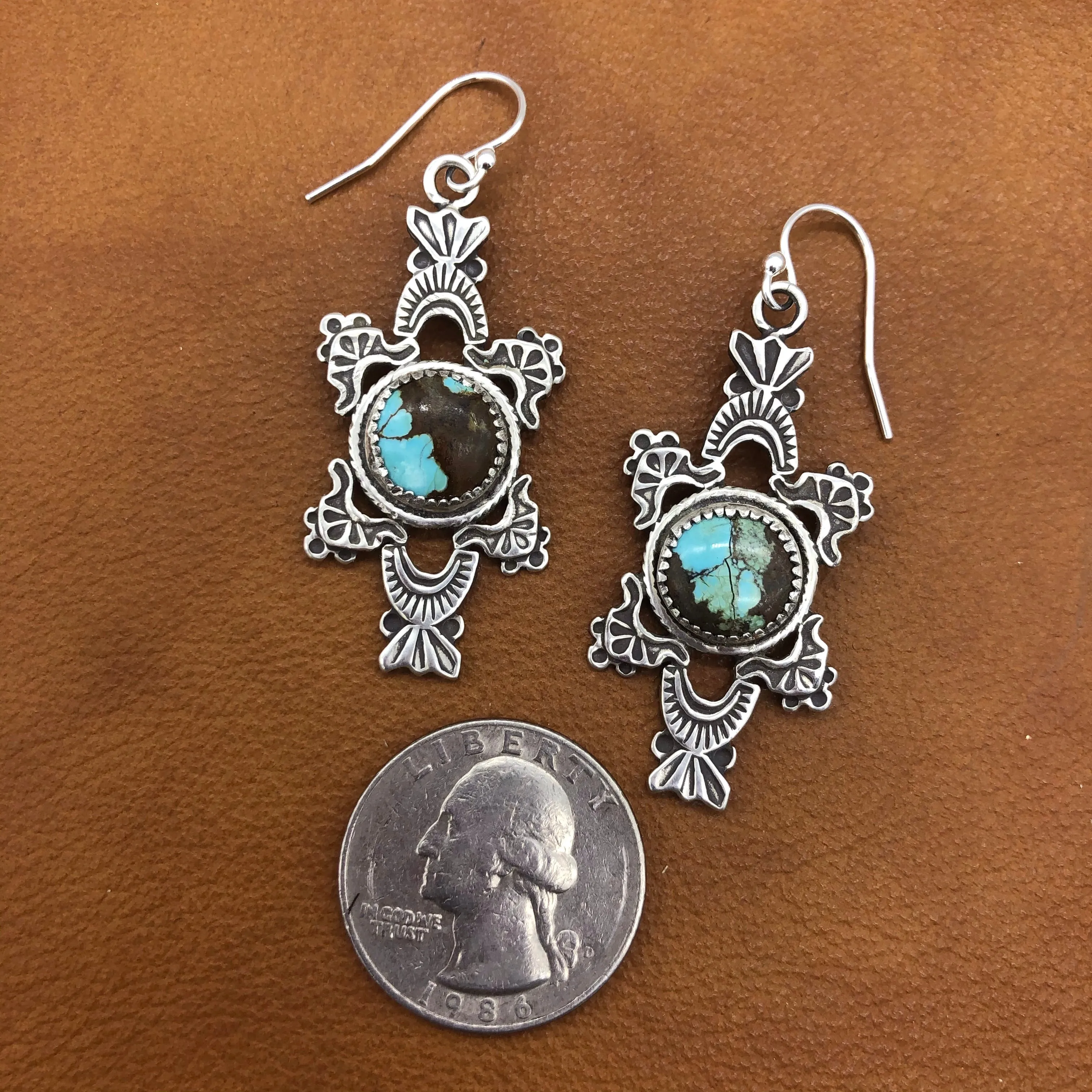 E255 Lamy with Turquoise Earrings